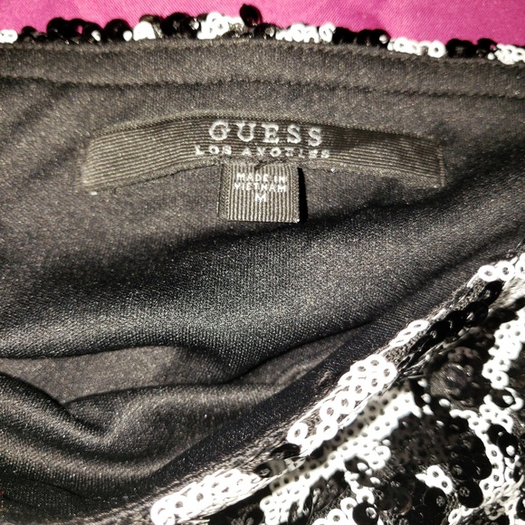 Guess Los Angeles sequined skirt size med - Picture 2 of 2